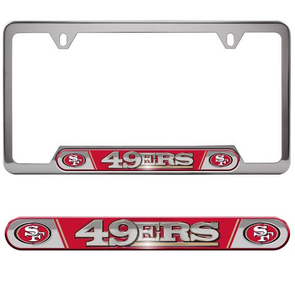 San Francisco 49ers License Plate Frame