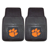 Clemson University Heavy Duty 2pc Vinyl Car Mats