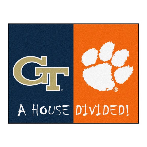 Clemson University House Divided Mat