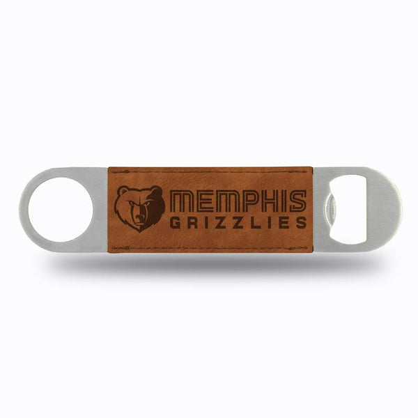 Memphis Grizzlies Leather Bar Bottle Opener