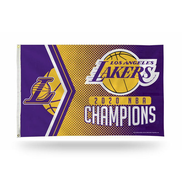 LA Lakers Champions Banner Flag