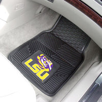 Louisiana State University Heavy Duty 2pc Vinyl Car Mats