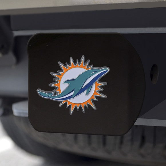 Miami Dolphins Hitch Cover Color-Black