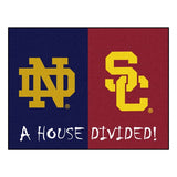 University of Notre Dame/University of Southern California House Divided Mat