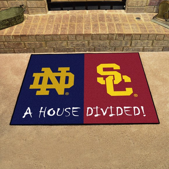 University of Notre Dame/University of Southern California House Divided Mat