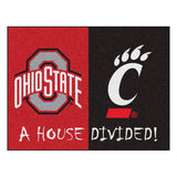 Ohio State University / University of Cincinnati House Divided Mat