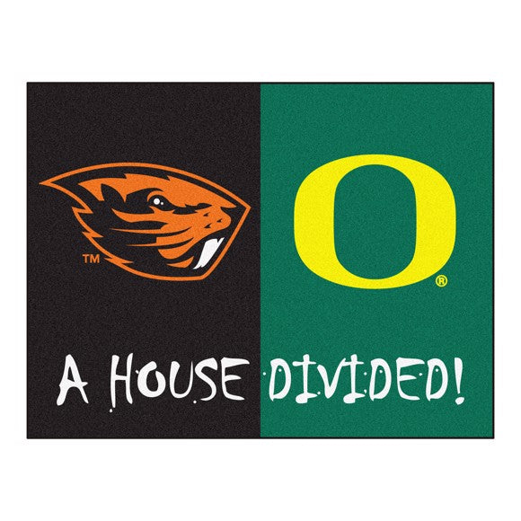 Oregon State University/University of Oregon House Divided Mat