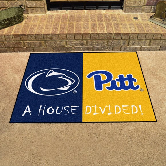 Penn State University/University of Pittsburgh House Divided Mat