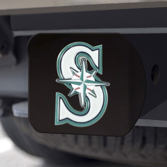 Seattle Mariners Hitch Cover Color-Black
