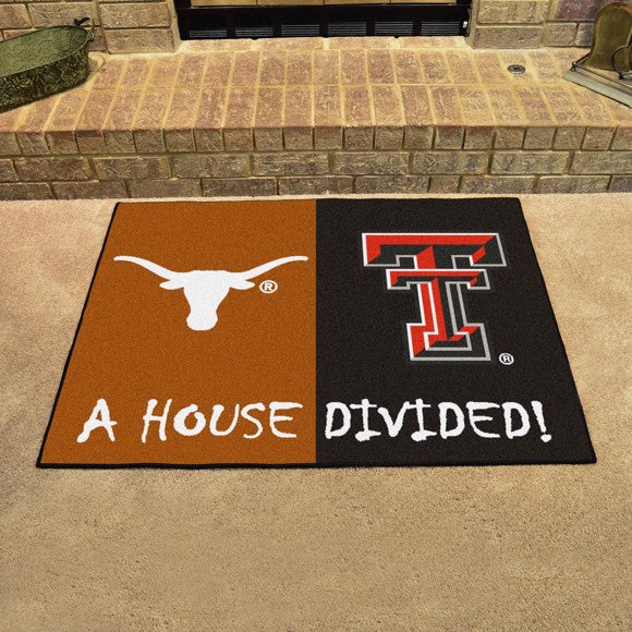 University of Texas/Texas Tech House Divided Mat