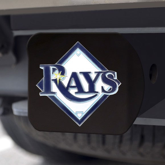 Tampa Bay Rays Hitch Cover Color-Black