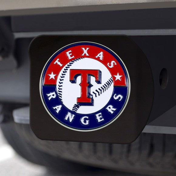 Texas Rangers Hitch Cover Color-Black
