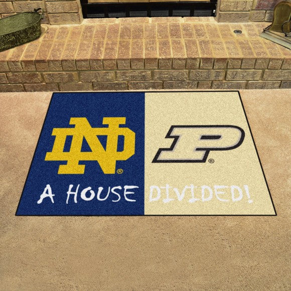 University of Notre Dame/Purdue University House Divided Mat