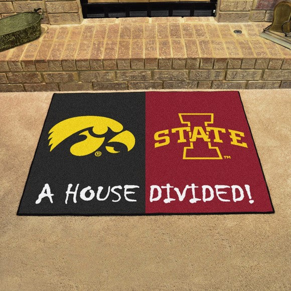 University of Iowa/Iowa State University House Divided Mat
