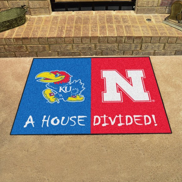 University of Kansas/University of Nebraska House Divided Mat