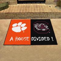 Clemson University / University of South Carolina House Divided Mat