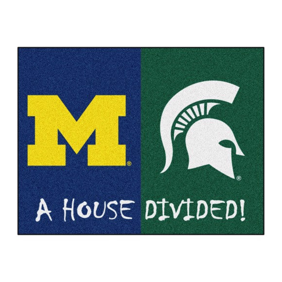 University of Michigan/Michigan State University House Divided Mat