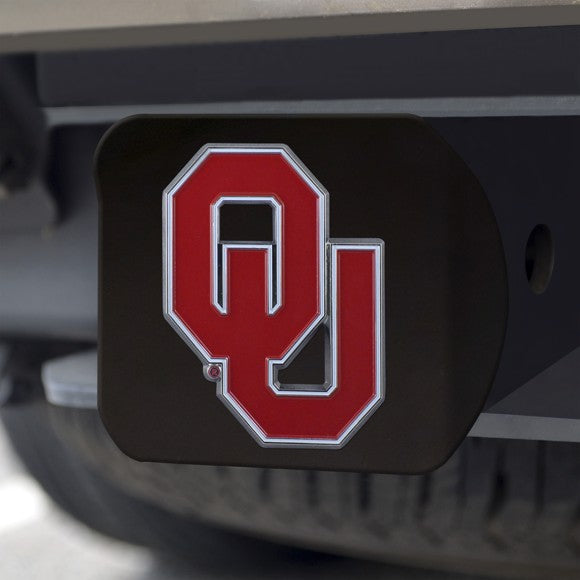 University of Oklahoma Hitch Cover Color-Black