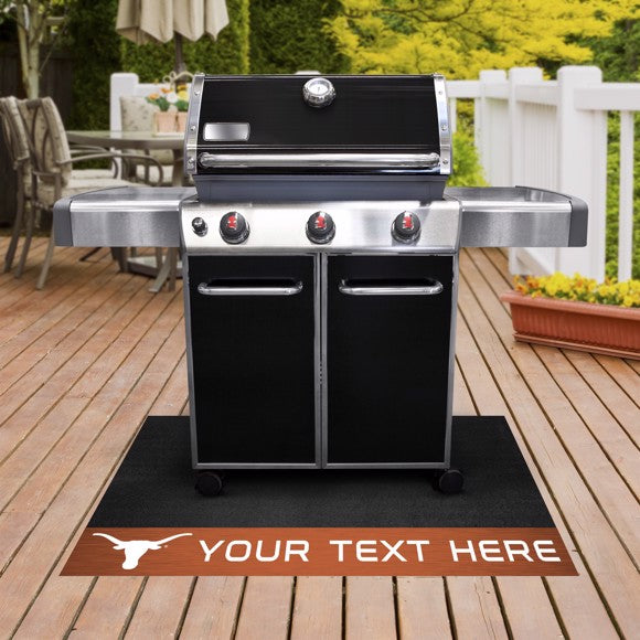 University of Texas Personalized Grill Mat