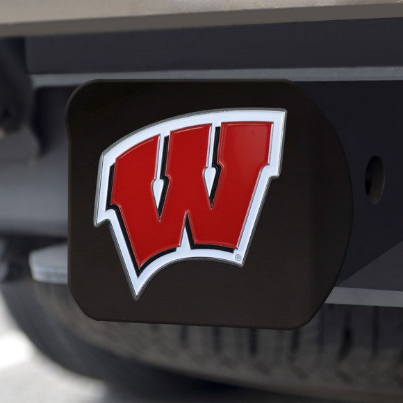 University of Wisconsin Hitch Cover Color-Black