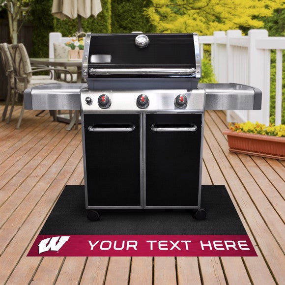 University of Wisconsin Personalized Grill Mat