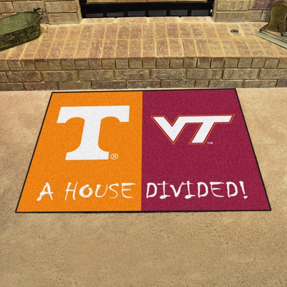 Virginia Tech/University of Tennessee House Divided Mat