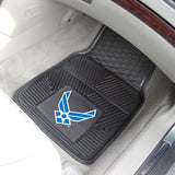 U.S. Air Force Heavy Duty 2pc Vinyl Car Mats