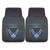 U.S. Air Force Heavy Duty 2pc Vinyl Car Mats