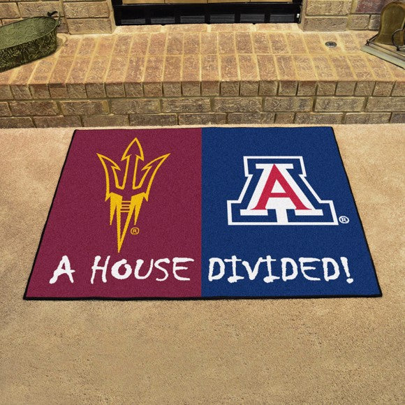 Arizona State University / University of Arizona House Divided Mat