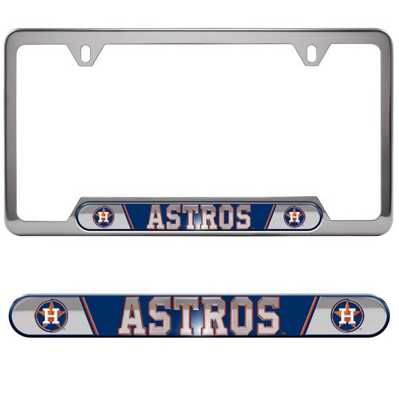 Houston Astros Embossed License Plate Frame