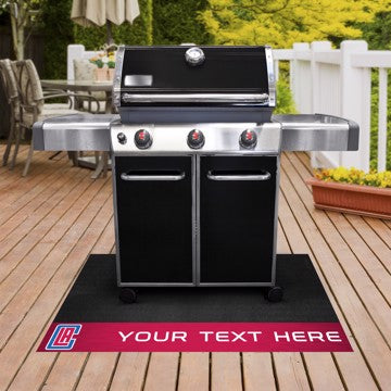 Los Angeles Clippers Personalized Grill Mat