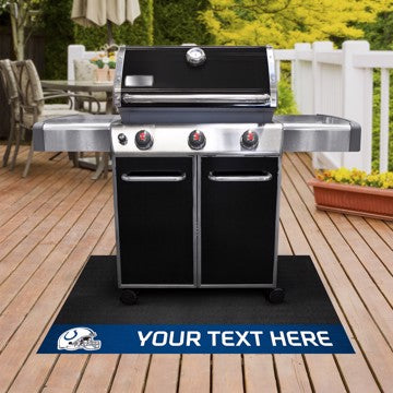 Indianapolis Colts Personalized Grill Mat