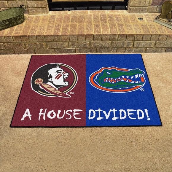 Florida State University/University of Florida House Divided Mat