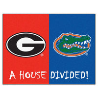 University of Georgia / University of Florida House Divided Mat