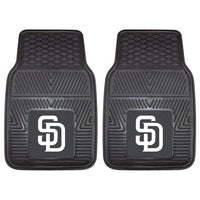 San Diego Padres Heavy Duty 2pc Vinyl Car Mats