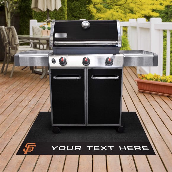 San Francisco Giants Personalized Grill Mat