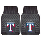 Texas Rangers Heavy Duty 2pc Vinyl Car Mats