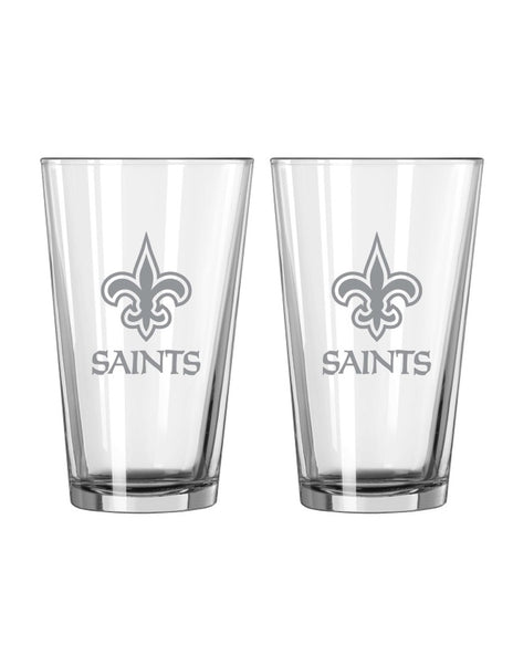 New Orleans Saints Pint Glass Set