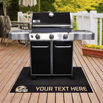 New Orleans Saints Personalized Grill Mat